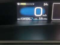 Toyota Prius 2017 5p Base Hibrido L4/1.8 Aut 2017 Toyota Prius Venta Interiores 3