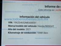 Honda Insight 2021 T/A HIBRIDO EX CVT 4C 1.5L 107HP A/A V/P 2021 Honda Insight Ingreso Interiores 5