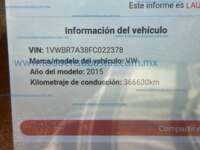 Volkswagen Passat 2015 4p Comfortline L5/2.5 Tiptronic    2015 Volkswagen Passat Ingreso Interiores 5