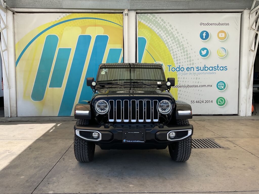 Jeep Wrangler 2021 5p Unlimited Sahara V6/3.6 e Torque Mild-Hybrid Aut 2021 Jeep Wrangler Venta Exteriores 2